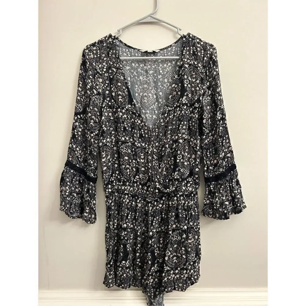 Boho American Eagle Romper Size Small